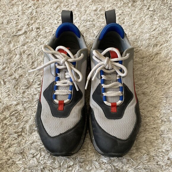 Puma Mens Shoes Thunder Electric Violet Black Quiet Shade Sneakers Size 9.5 - Picture 1 of 8